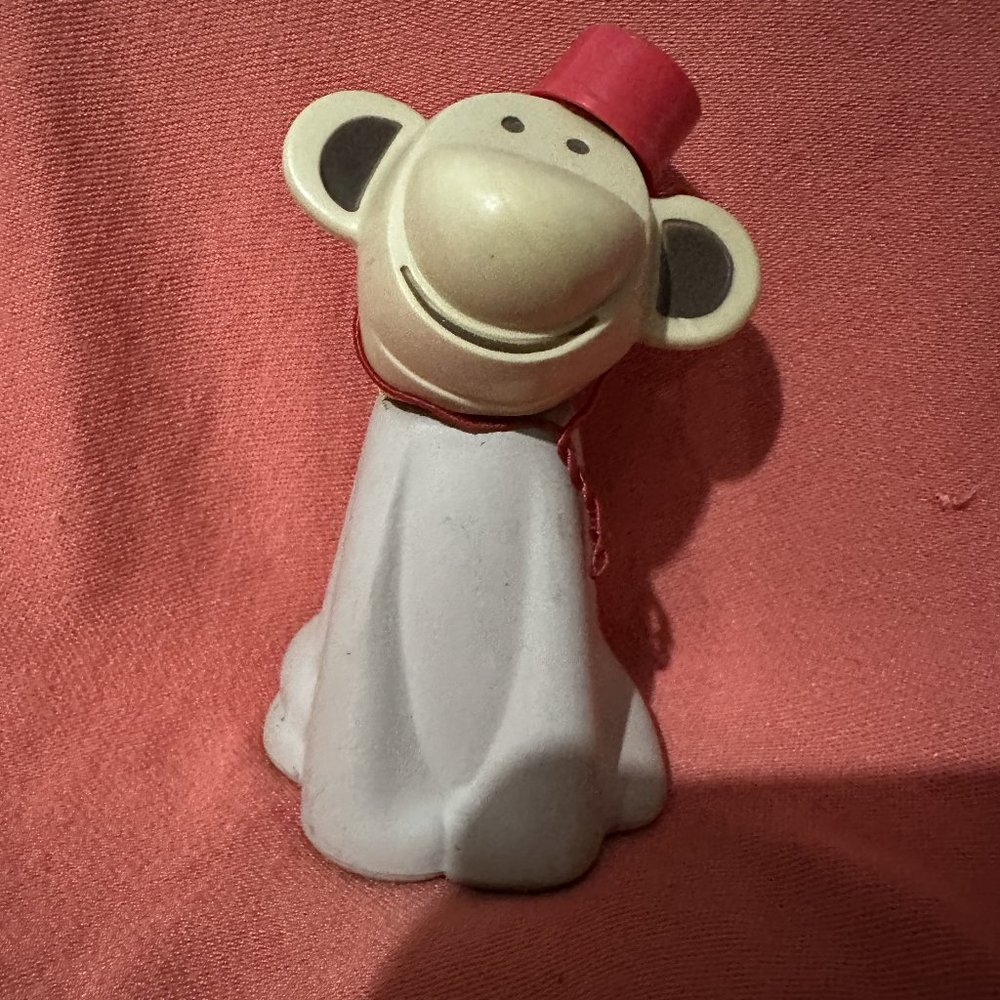 Vintage Avon Tan Monkey with Red Hat 1 fl. oz Sonnet Cologne